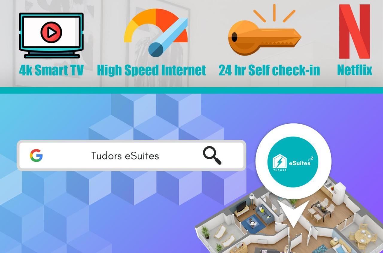 Tudors Esuites 3 Bed House Garden & Netflix 伯明翰 外观 照片